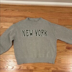 Gray New York Sweater